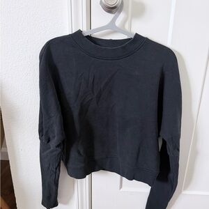 Levi’s Made and Crafted Black Cropped Sweatshirt